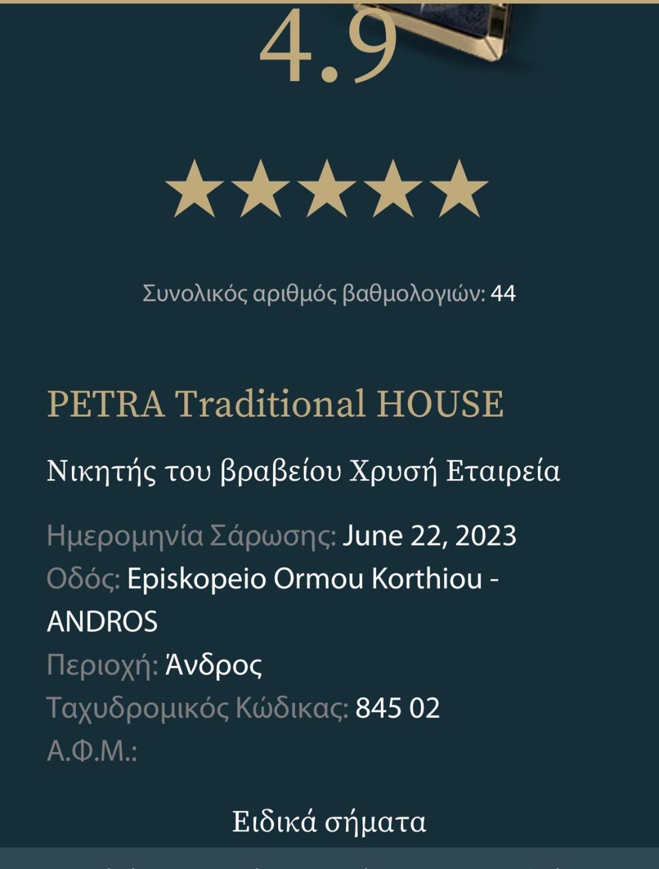 Petra Traditional House Episkopion  المظهر الخارجي الصورة